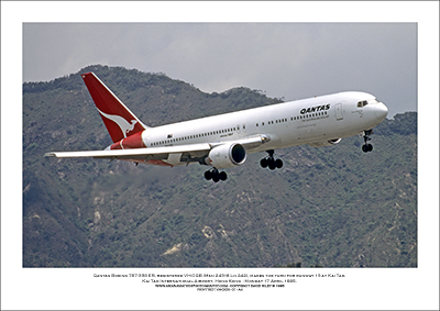 VH-OGB - Qantas  Boeing 767-338 ER  (Msn 24316 Ln 242) - 01