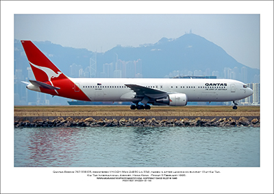 VH-OGH - Qantas  Boeing 767-338 ER  (Msn 24930 Ln 334) - 01