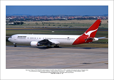 VH-OGM - Qantas  Boeing 767-338 ER  (Msn 25575 Ln 451) - 01