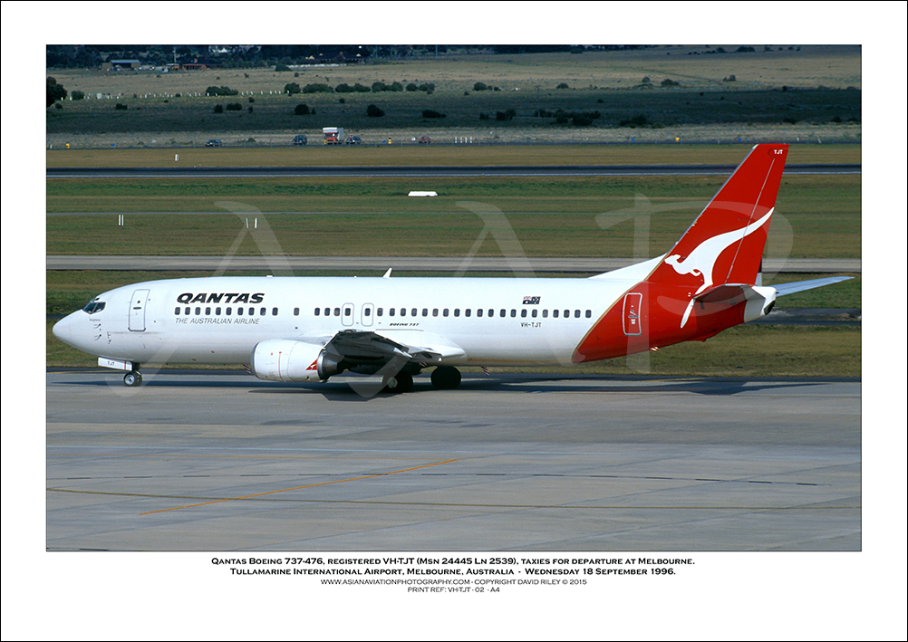 VH-TJT - Qantas Boeing 737-376,  (Msn 24445 Ln 2539) - 02