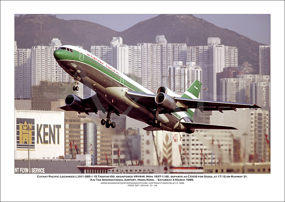 VR-HHK- Cathay Pacific  Lockheed L1011-385-1-15 Tristar100  (Msn 193T-1118) - 01