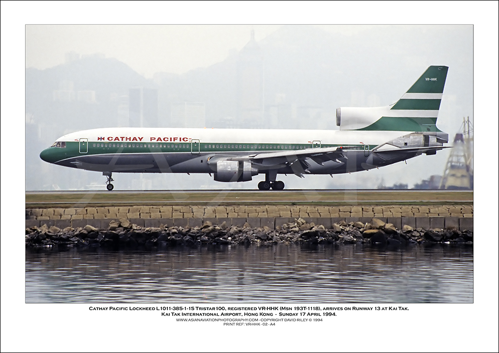 VR-HHK- Cathay Pacific  Lockheed L1011-385-1-15 Tristar100  (Msn 193T-1118) - 02