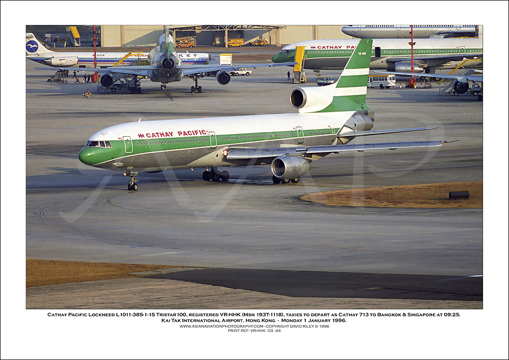 VR-HHK- Cathay Pacific  Lockheed L1011-385-1-15 Tristar100  (Msn 193T-1118) - 03