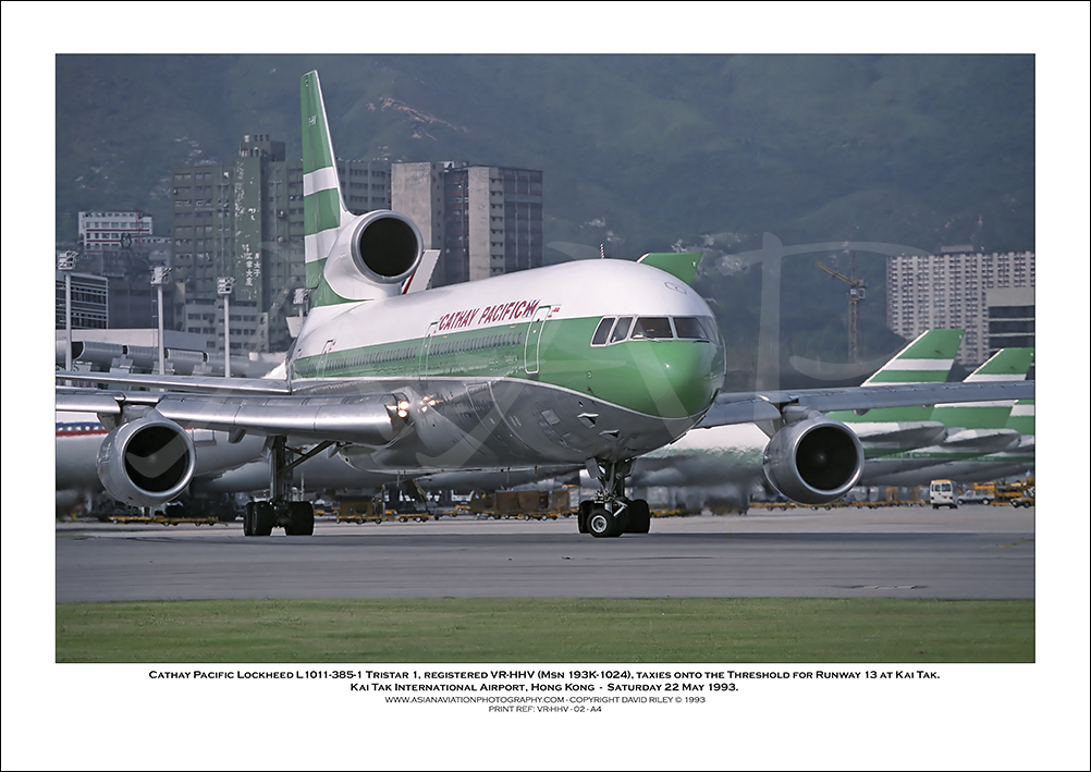 VR-HHV- Cathay Pacific  Lockheed L1011-385-1 Tristar 1  (Msn 193K-1024) - 02