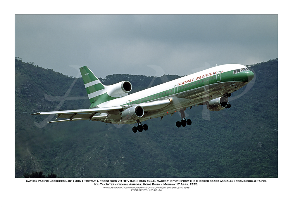 VR-HHV- Cathay Pacific  Lockheed L1011-385-1 Tristar 1  (Msn 193K-1024) - 03