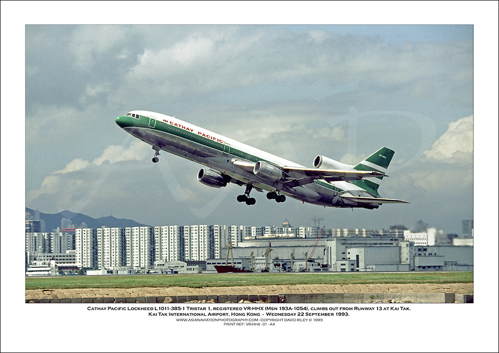 VR-HHX- Cathay Pacific  Lockheed L1011-385-1 Tristar 1  (Msn 193A-1054) - 01