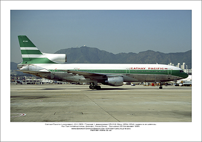 VR-HHX- Cathay Pacific  Lockheed L1011-385-1 Tristar 1  (Msn 193A-1054) - 02