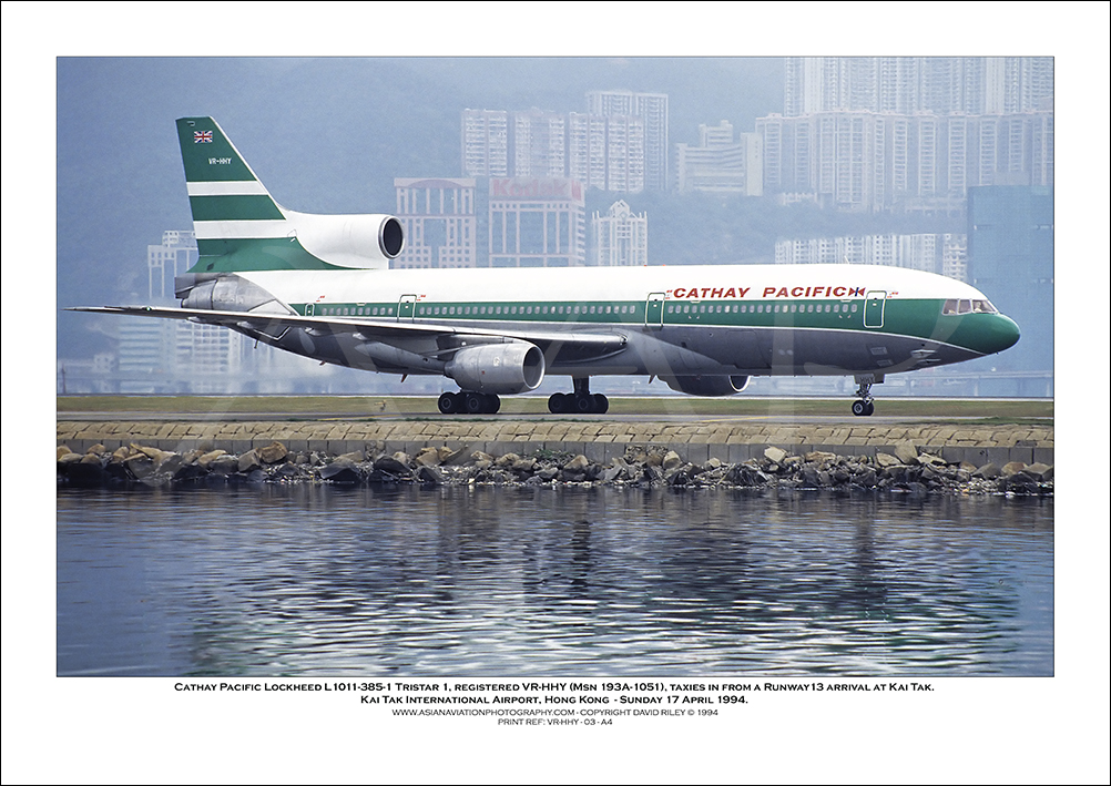 VR-HHY- Cathay Pacific  Lockheed L1011-385-1 Tristar 1  (Msn 193A-1051) - 03