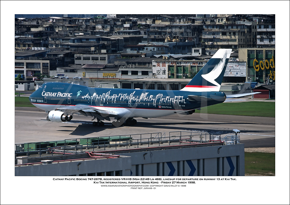 VR-HIB- Cathay Pacific Boeing 747-267B  (Msn 22149 Ln 466) - 01