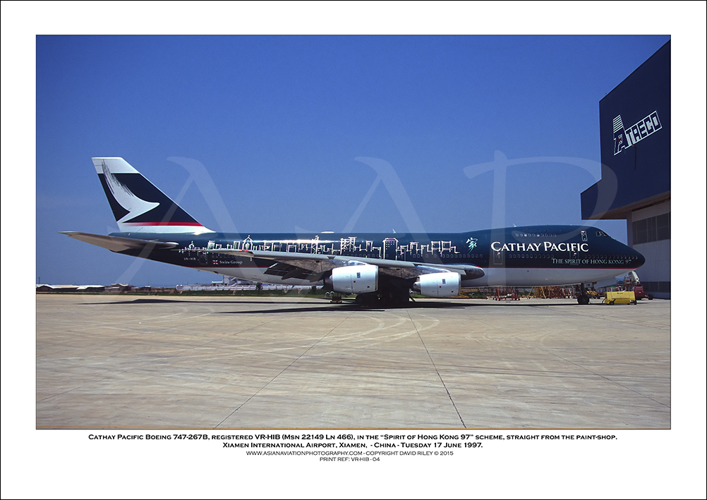 VR-HIB- Cathay Pacific Boeing 747-267B  (Msn 22149 Ln 466) - 04