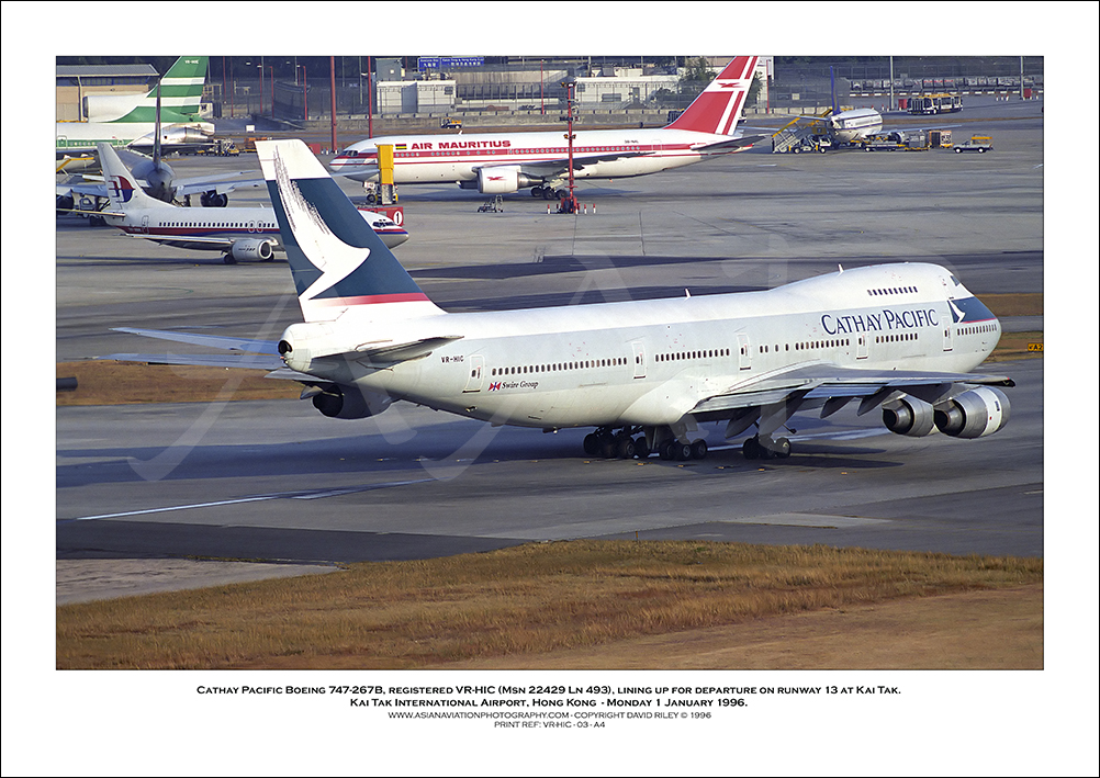 VR-HIC - Cathay Pacific Boeing 747-267B  (Msn 22429 Ln 493) - 03