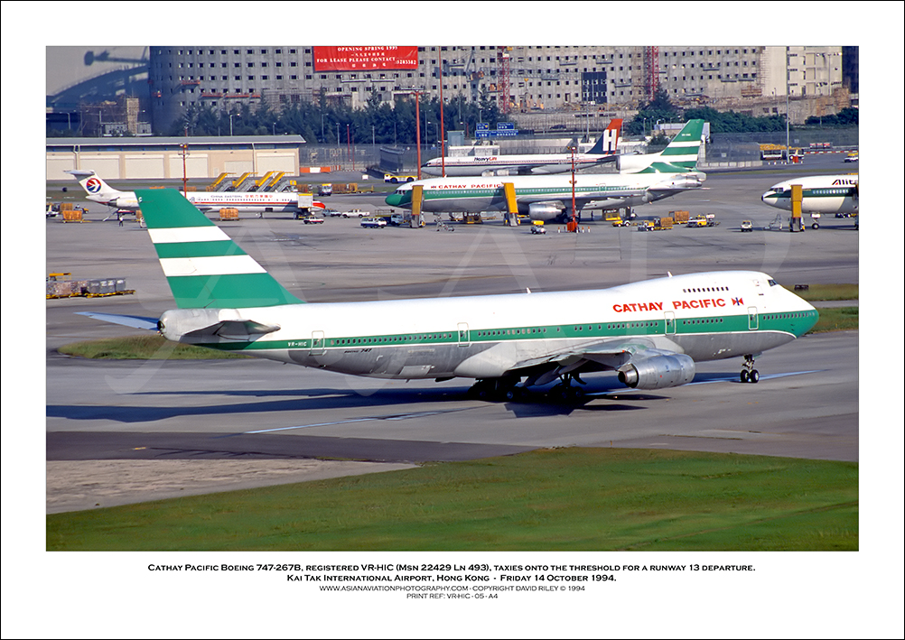 VR-HIC - Cathay Pacific Boeing 747-267B  (Msn 22429 Ln 493) - 05
