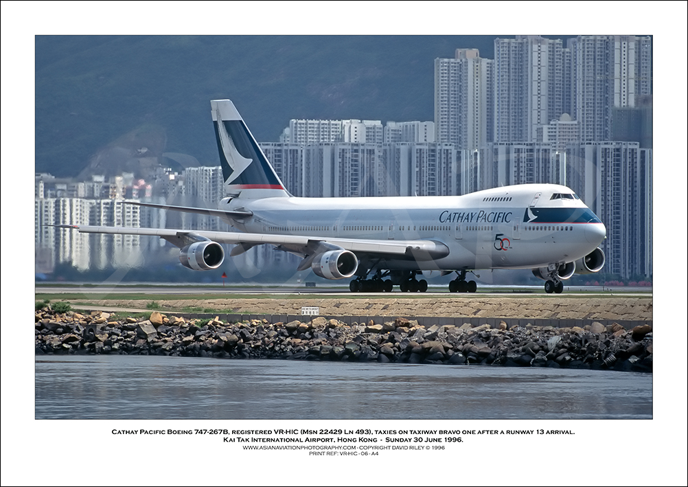 VR-HIC - Cathay Pacific Boeing 747-267B  (Msn 22429 Ln 493) - 06