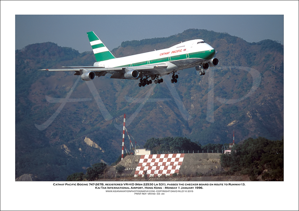 VR-HID- Cathay Pacific Boeing 747-267B  (Msn 22530 Ln 531) - 03
