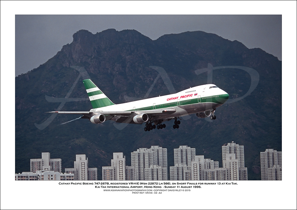 VR-HIE- Cathay Pacific Boeing 747-267B  (Msn 22872 Ln 566) - 02
