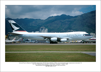 VR-HIF- Cathay Pacific Boeing 747-267B  (Msn 23048 Ln 582) - 01