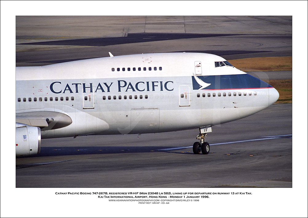 VR-HIF- Cathay Pacific Boeing 747-267B  (Msn 23048 Ln 582) - 03