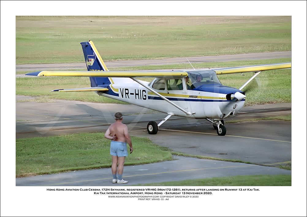 VR-HIG - Hong Kong Aviation Club Cessna 172N Skyhawk  (Msn 172-1281) - 01