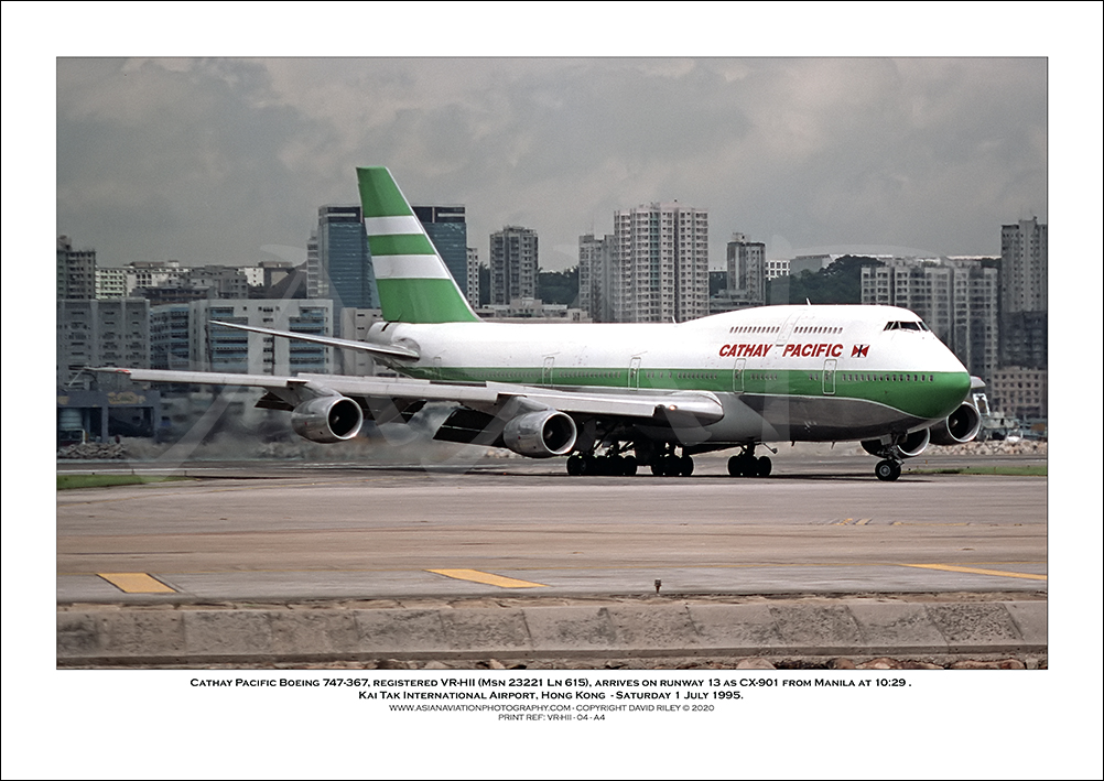 VR-HII- Cathay Pacific Boeing 747-367  (Msn 23221 Ln 615) - 04