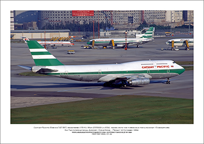 VR-HIJ- Cathay Pacific Boeing 747-367  (Msn 233929 Ln 634) - 01