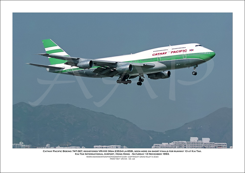VR-HIK- Cathay Pacific Boeing 747-367  (Msn 23534 Ln 659) - 03