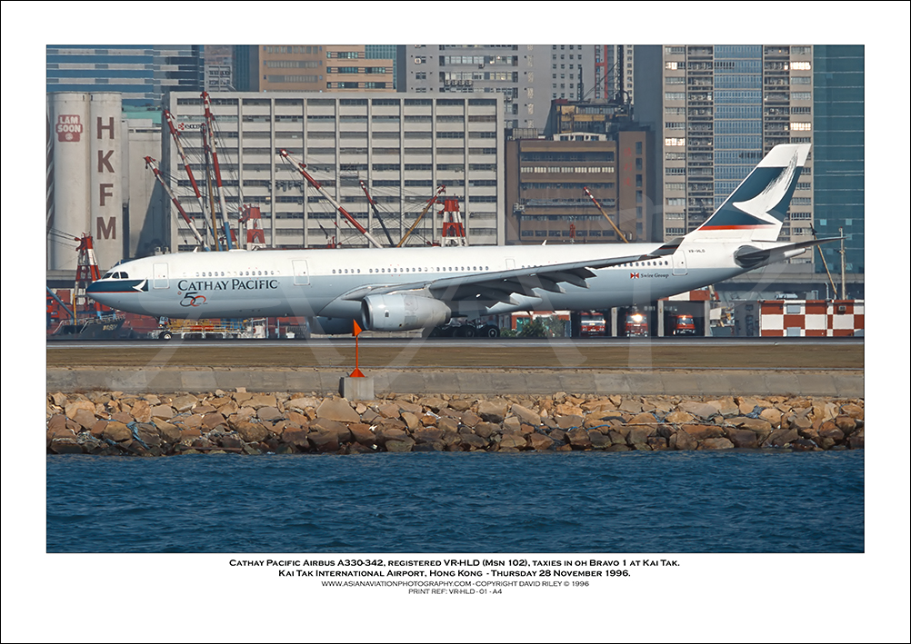 VR-HLD- Cathay Pacific Airbus A330-342  (Msn 102) - 01