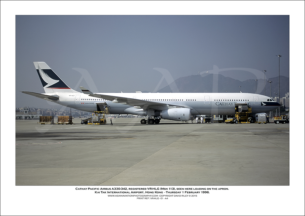 VR-HLG- Cathay Pacific Airbus A330-342  (Msn 113) - 01