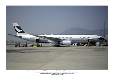 VR-HLG- Cathay Pacific Airbus A330-342  (Msn 113) - 01