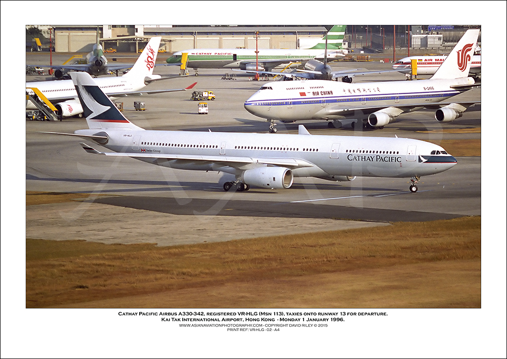 VR-HLG- Cathay Pacific Airbus A330-342  (Msn 113) - 02