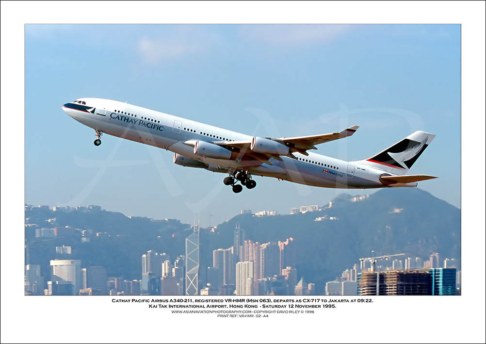 VR-HMR - Cathay Pacific Airbus A340-211  (Msn 063) - 02