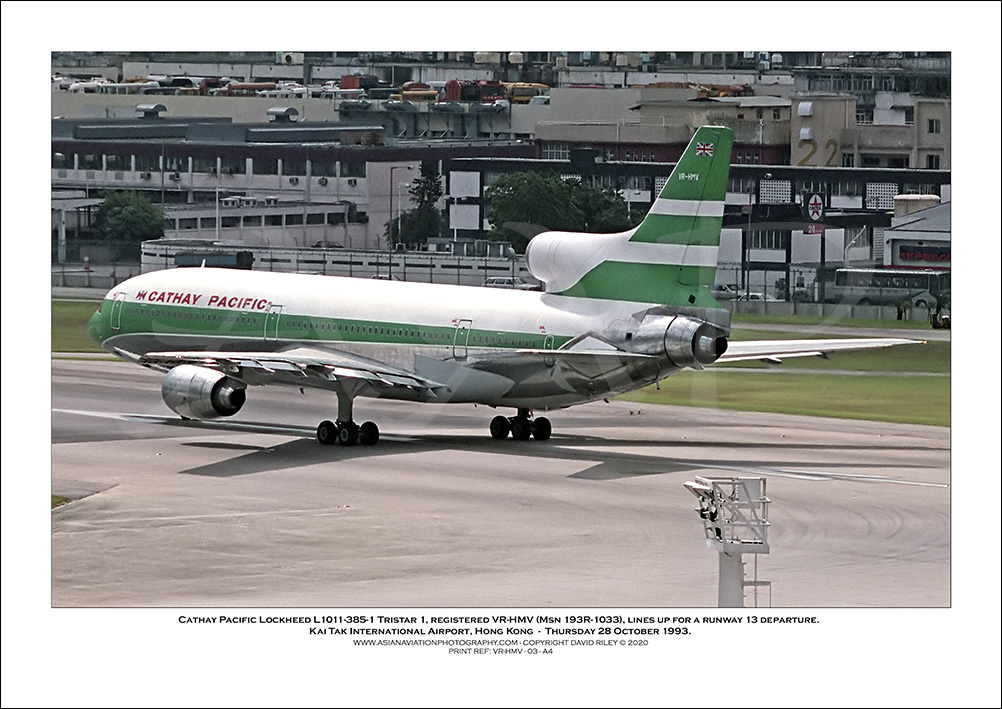 VR-HMV- Cathay Pacific  Lockheed L1011-385-1 Tristar 1  (Msn 193R-1033) - 03