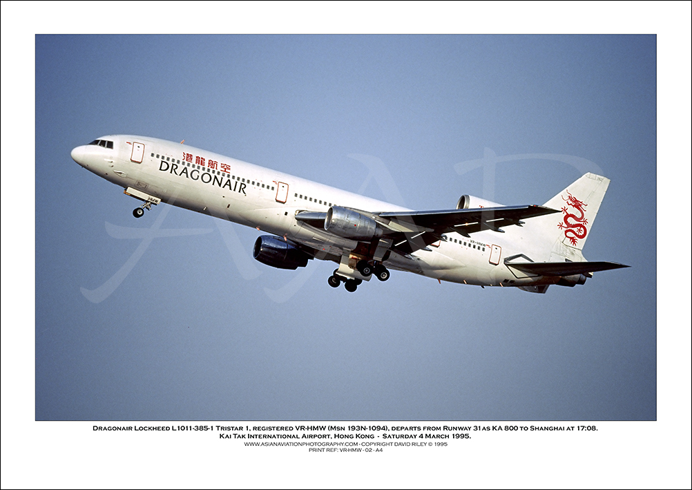 VR-HMW - Dragonair Lockheed L1011-385-1 Tristar 1  (Msn 193N-1094) - 02