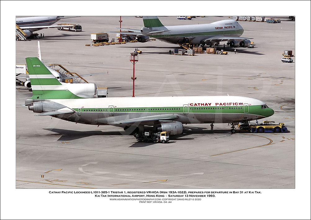 VR-HOA- Cathay Pacific  Lockheed L1011-385-1 Tristar 1 (Msn 193A-1022) - 04