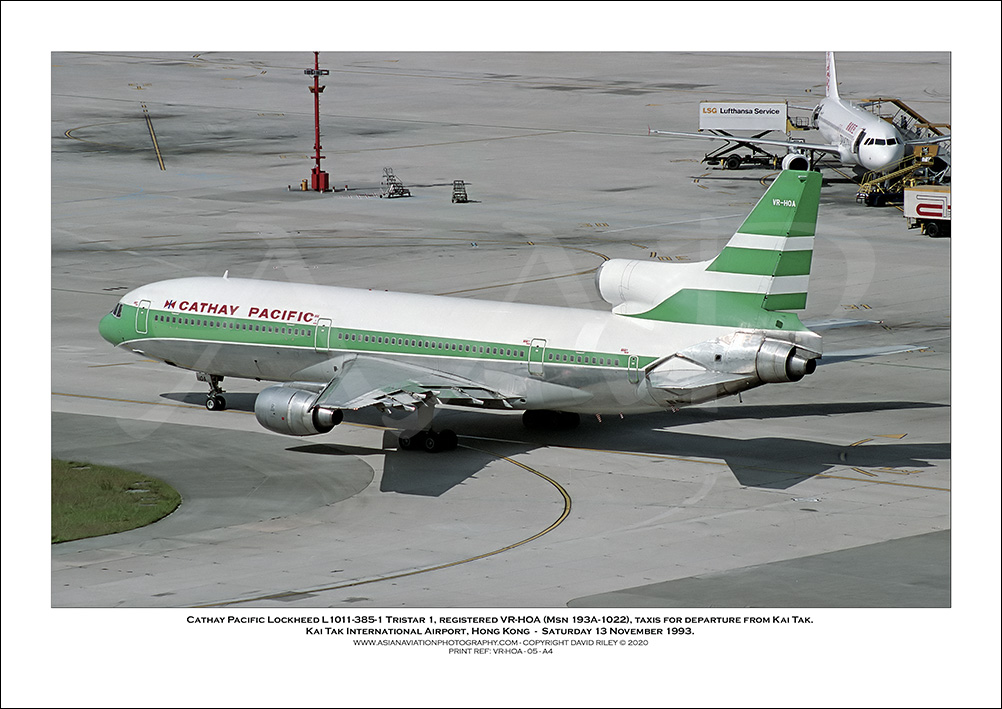 VR-HOA- Cathay Pacific  Lockheed L1011-385-1 Tristar 1 (Msn 193A-1022) - 05