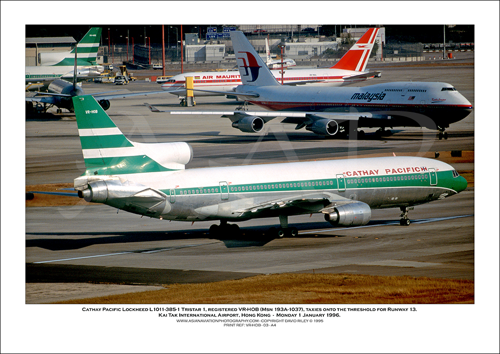 VR-HOB- Cathay Pacific  Lockheed L1011-385-1 Tristar 1 (Msn 193A-1037) - 03