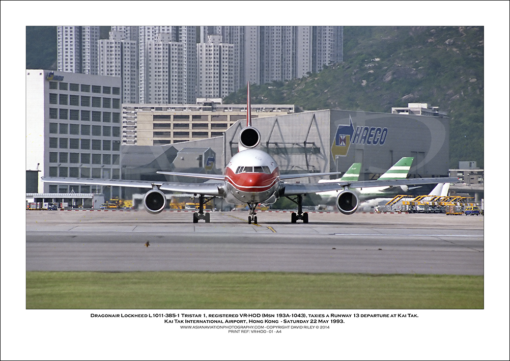 VR-HOD - Dragonair Lockheed L1011-385-1 Tristar 1  (Msn 193A-1043) - 01