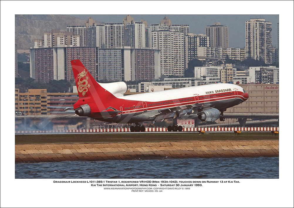 VR-HOD - Dragonair Lockheed L1011-385-1 Tristar 1  (Msn 193A-1043) - 05