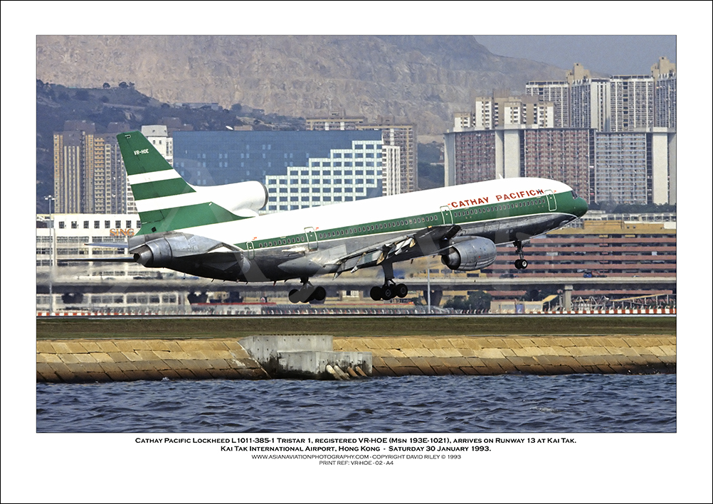 VR-HOE- Cathay Pacific  Lockheed L1011-385-1 Tristar 1 (Msn 193E-1021) - 02