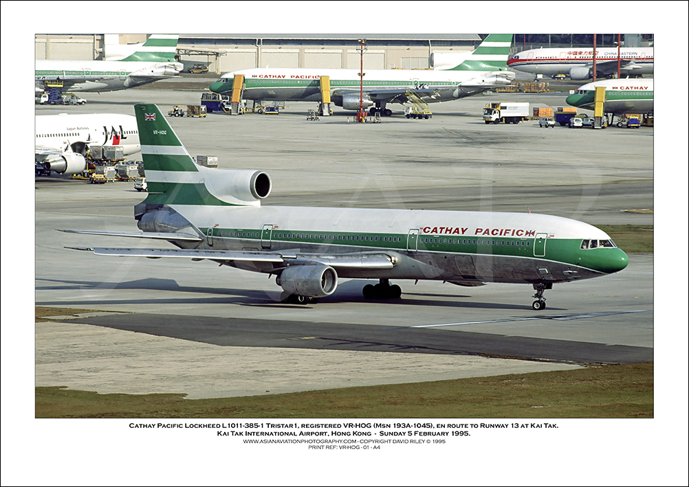 VR-HOG - Cathay Pacific  Lockheed L1011-385-1 Tristar 1 (Msn 193A-1045) - 01