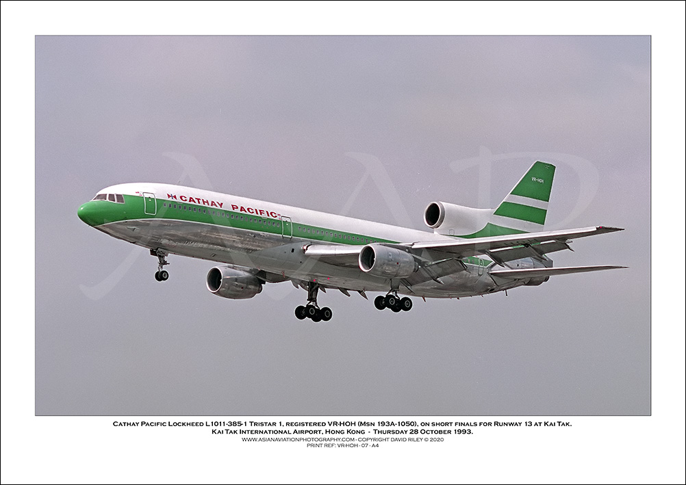 VR-HOH - Cathay Pacific  Lockheed L1011-385-1 Tristar 1 (Msn 193A-1050) - 07