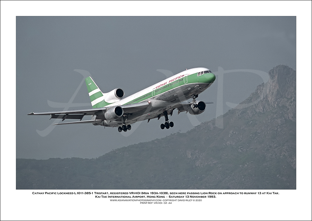 VR-HOI - Cathay Pacific  Lockheed L1011-385-1 Tristar 1 (Msn 193A-1039) - 02