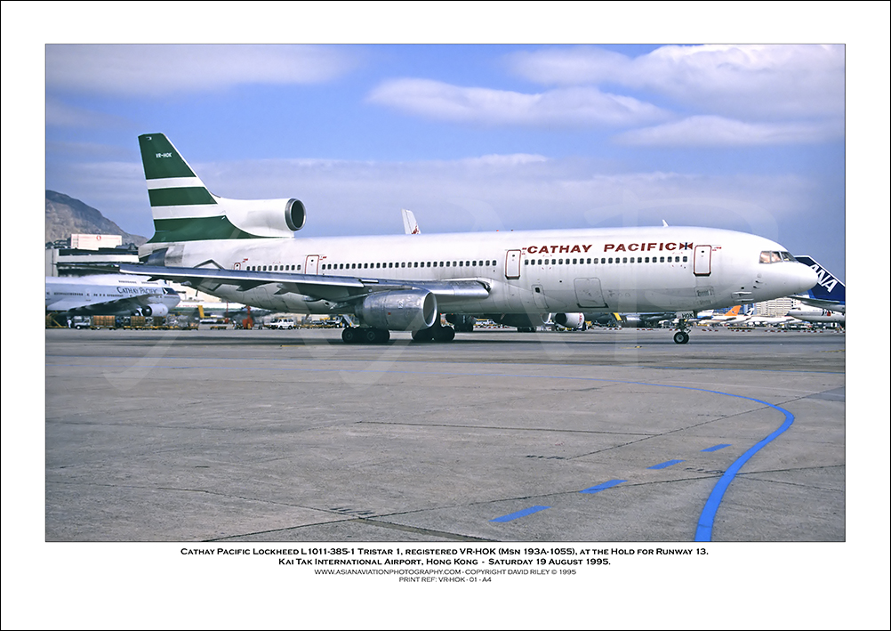 VR-HOK - Cathay Pacific  Lockheed L1011-385-1 Tristar 1 (Msn 193A-1055) - 01