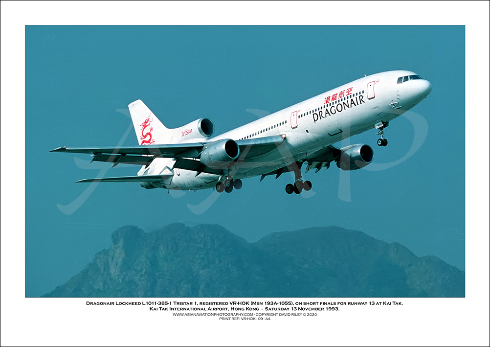 VR-HOK - Dragonair Lockheed L1011-385-1 Tristar 1  (Msn 193A-1055) - 09