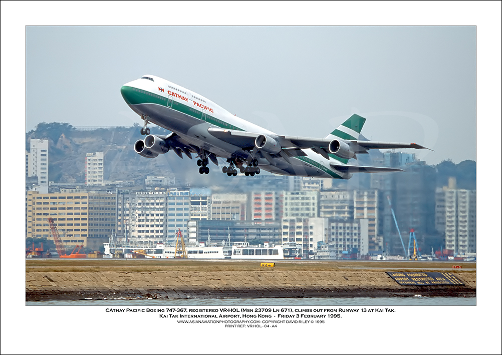 VR-HOL- Cathay Pacific Boeing 747-367  (Msn 23709 Ln 671) - 04