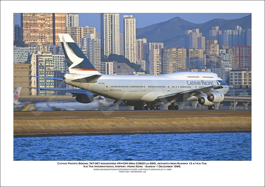 VR-HOM- Cathay Pacific Boeing 747-367  (Msn 23920 Ln 690) - 02