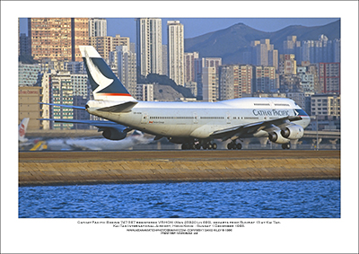 VR-HOM- Cathay Pacific Boeing 747-367  (Msn 23920 Ln 690) - 02