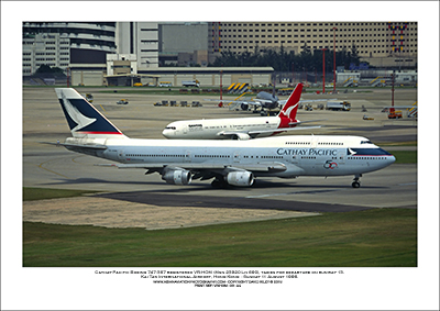 VR-HOM- Cathay Pacific Boeing 747-367  (Msn 23920 Ln 690) - 03