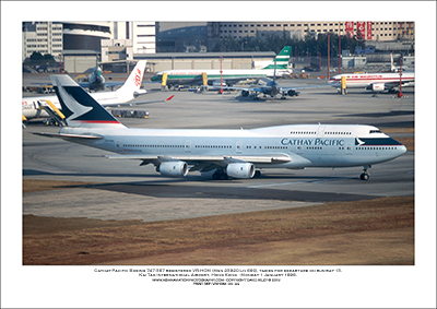 VR-HOM- Cathay Pacific Boeing 747-367  (Msn 23920 Ln 690) - 04