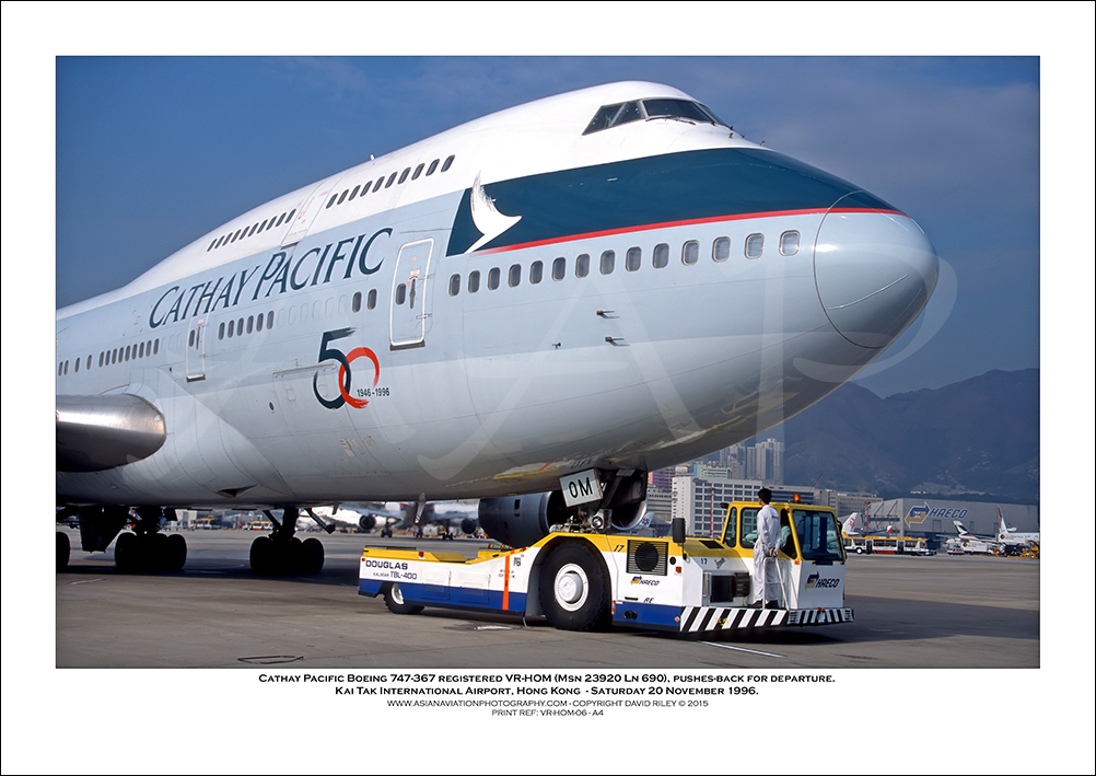 VR-HOM- Cathay Pacific Boeing 747-367  (Msn 23920 Ln 690) - 06