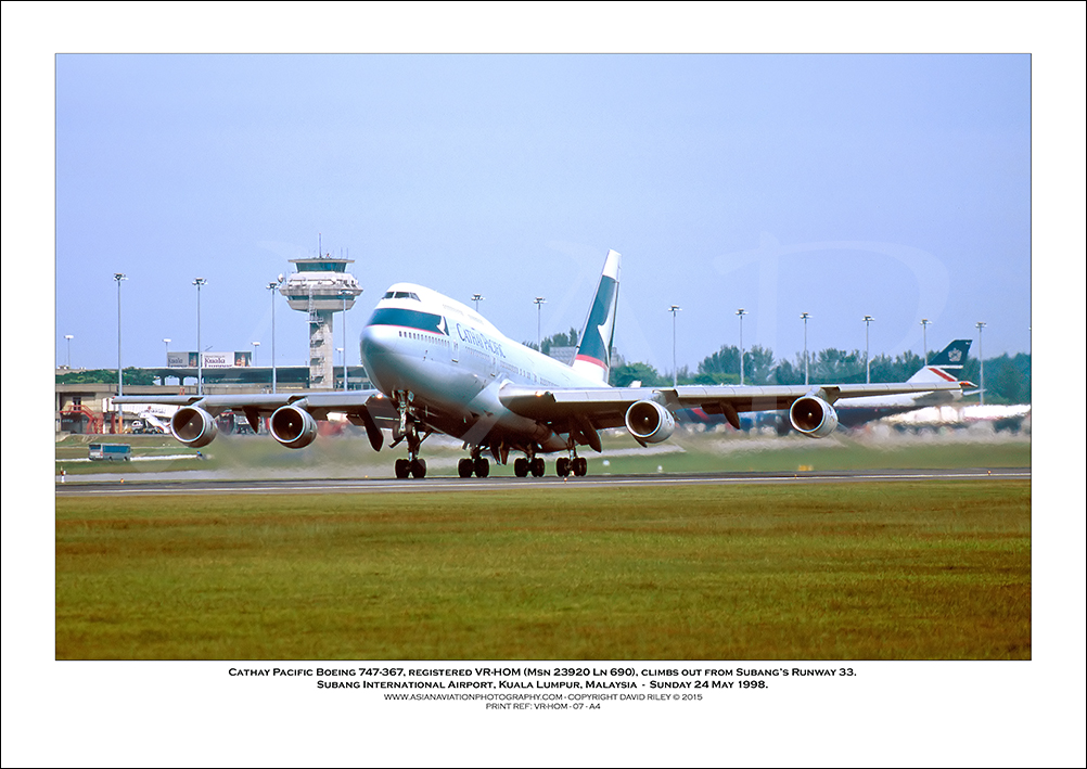 VR-HOM- Cathay Pacific Boeing 747-367  (Msn 23920 Ln 690) - 07